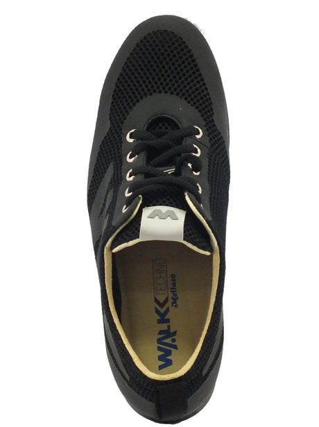 Melluso Sneakers Melluso per donna in tessuto tecnico nero Nero