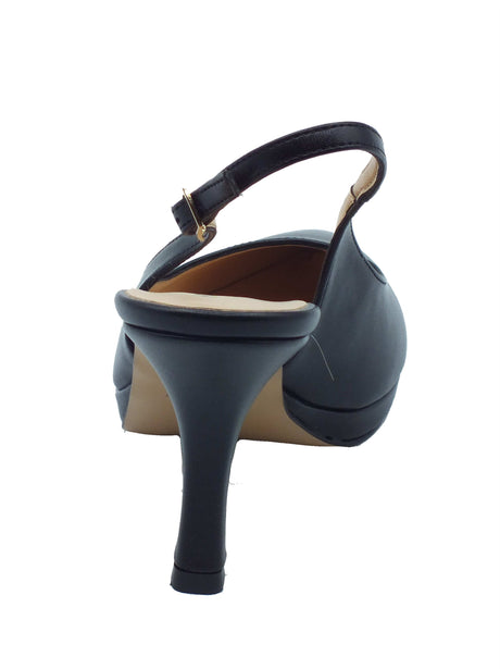 Nacrèe Nacrèe Decoltè con tacco Donna 2164P032 Cap Nero pelle nero Nero