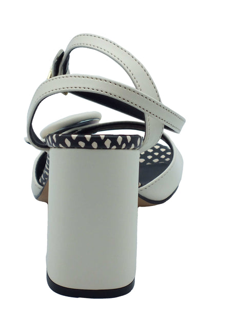 Nacrèe Nacrèe Sandali tacco alto Donna 6293F056 Cap Burro pelle bianco Burro