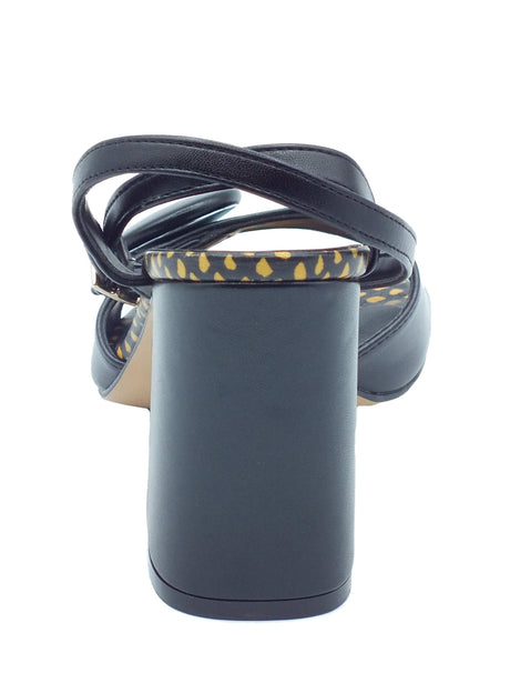 Nacrèe Nacrèe Sandali tacco alto Donna 6293F056 Cap Nero pelle nero Nero