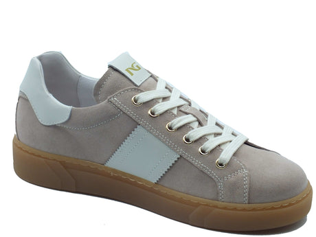 Nero Giardini Nero Giardini Sneakers Donna E513005D Velour Femme pelle rosa rosa