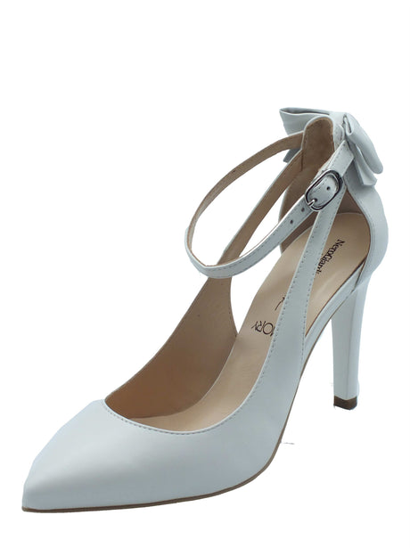 Nero Giardini Nero Giardini Decoltè con tacco Donna E611072DE Nappa Bianco pelle bianco Bianco