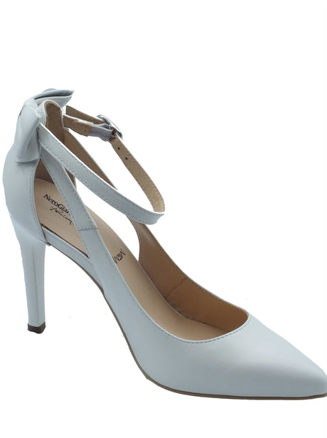 Nero Giardini Nero Giardini Decoltè con tacco Donna E611072DE Nappa Bianco pelle bianco Bianco