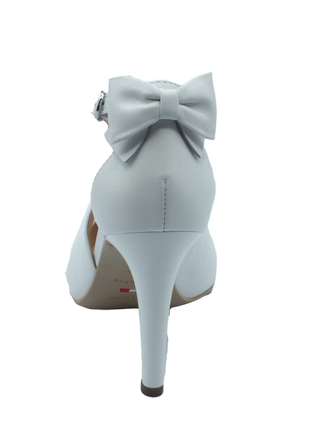 Nero Giardini Nero Giardini Decoltè con tacco Donna E611072DE Nappa Bianco pelle bianco Bianco