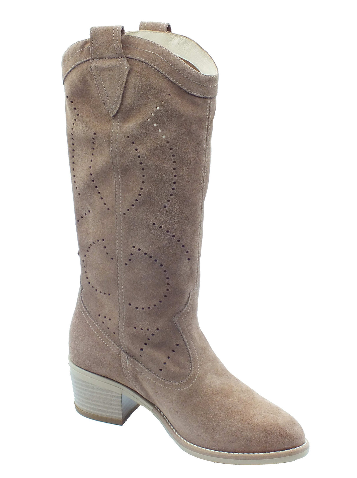 Nero Giardini Nero Giardini Stivali Donna E615122D Velour Mou pelle marrone Marrone