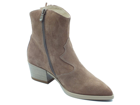 Nero Giardini Nero Giardini Scarponcini Donna E615131D Velour Mou pelle marrone marrone