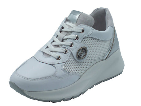 Nero Giardini Nero Giardini Sneakers Donna E615180D Skipper Bianco pelle bianco Bianco