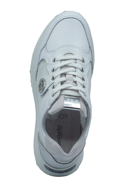 Nero Giardini Nero Giardini Sneakers Donna E615180D Skipper Bianco pelle bianco Bianco