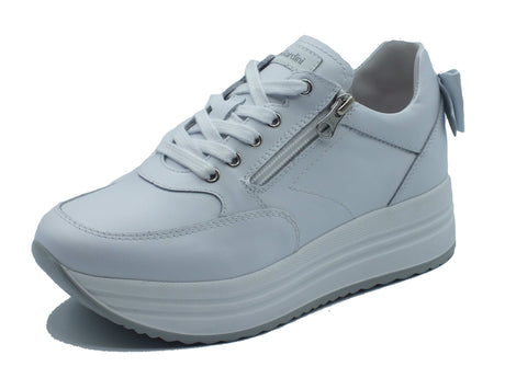 Nero Giardini Nero Giardini Sneakers Donna E615210D Skipper Bianco pelle bianco Bianco