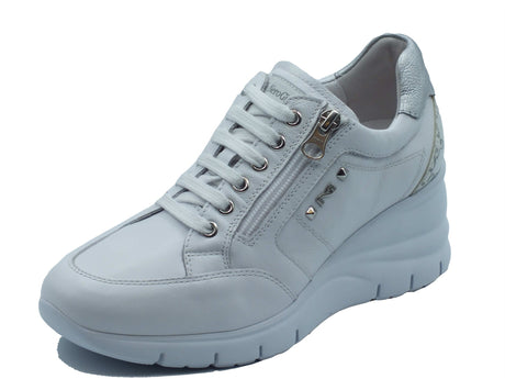 Nero Giardini Nero Giardini Sneakers Donna E615221D Cile Bianco pelle bianco Bianco
