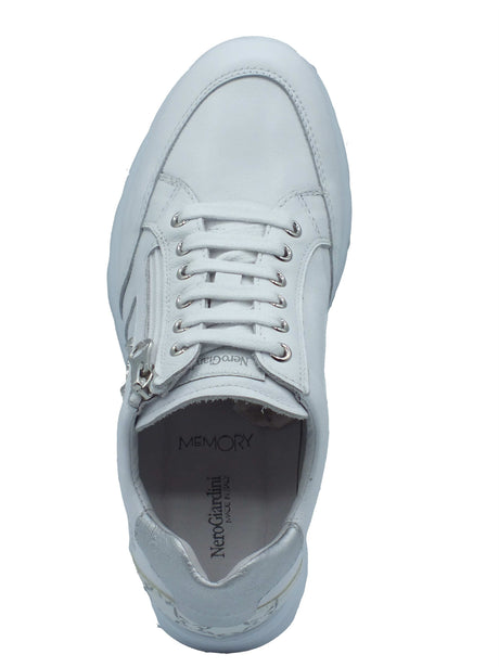Nero Giardini Nero Giardini Sneakers Donna E615221D Cile Bianco pelle bianco Bianco
