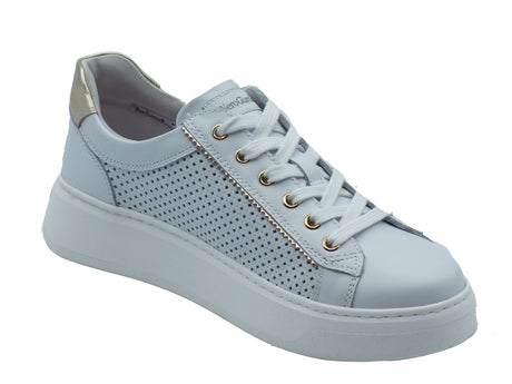 Nero Giardini Nero Giardini Sneakers Donna E615274D Skipper Bianco pelle bianco Bianco