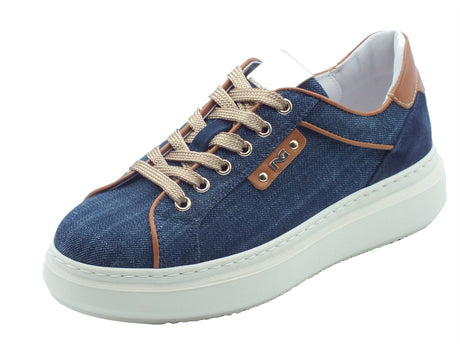 Nero Giardini Nero Giardini Sneakers Donna E615280D Tinto Jeans sintetico blu jeans