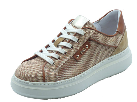 Nero Giardini Nero Giardini Sneakers Donna E615282D Paglia Natural sintetico beige Paglia Natural