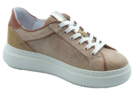 Nero Giardini Nero Giardini Sneakers Donna E615282D Paglia Natural sintetico beige Paglia Natural