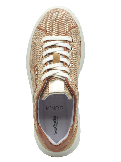 Nero Giardini Nero Giardini Sneakers Donna E615282D Paglia Natural sintetico beige Paglia Natural