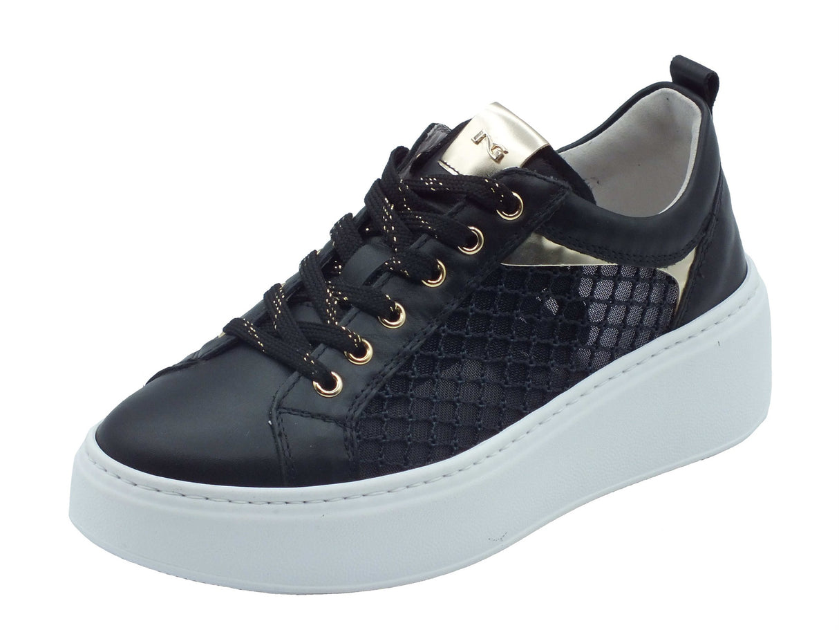 Nero Giardini Nero Giardini Sneakers Donna E615292D Guanto Nero pelle nero Nero