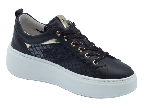 Nero Giardini Nero Giardini Sneakers Donna E615292D Guanto Nero pelle nero Nero