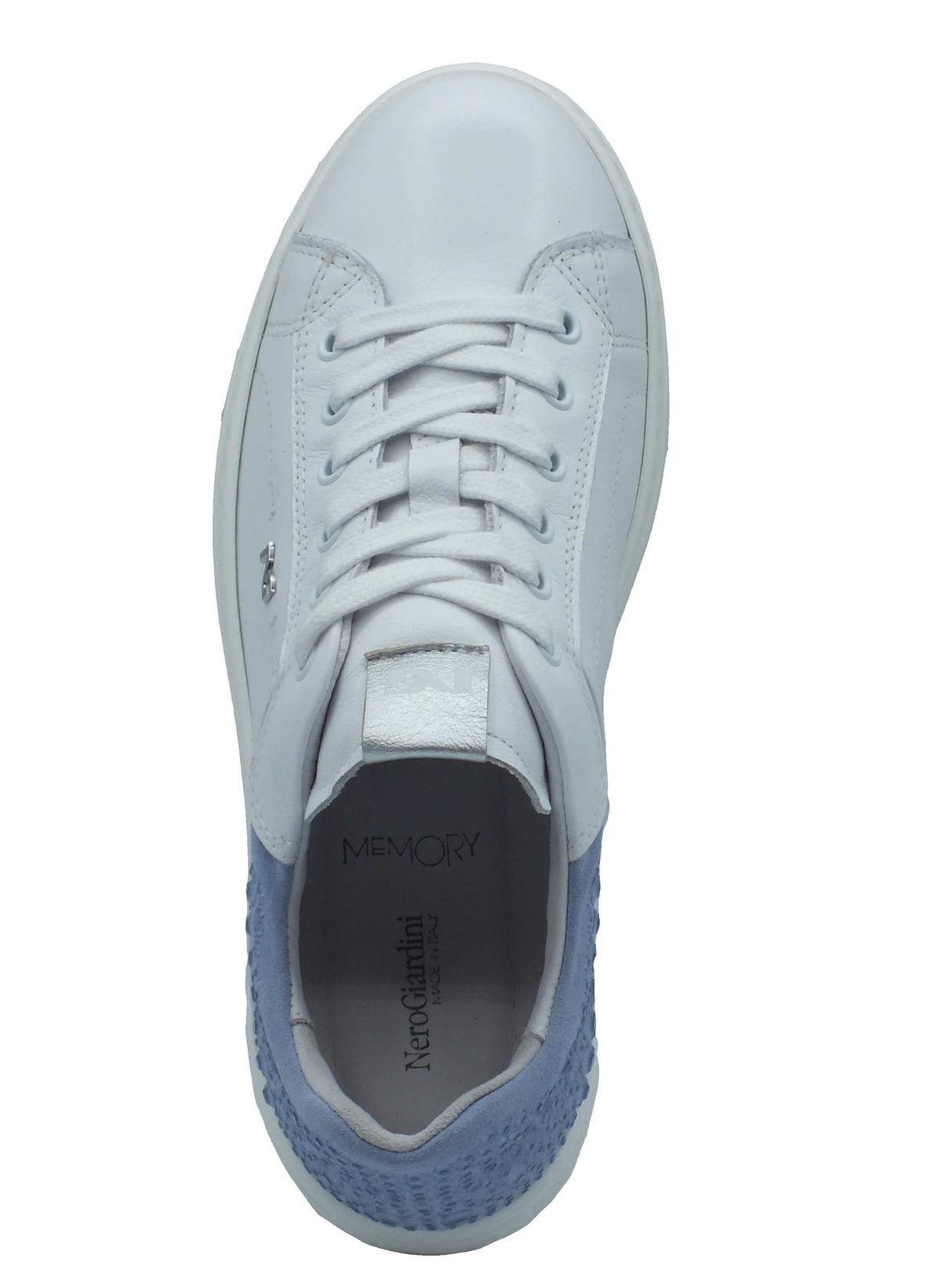 Nero Giardini Nero Giardini Sneakers Donna E615300D Cile Bianco pelle bianco Bianco