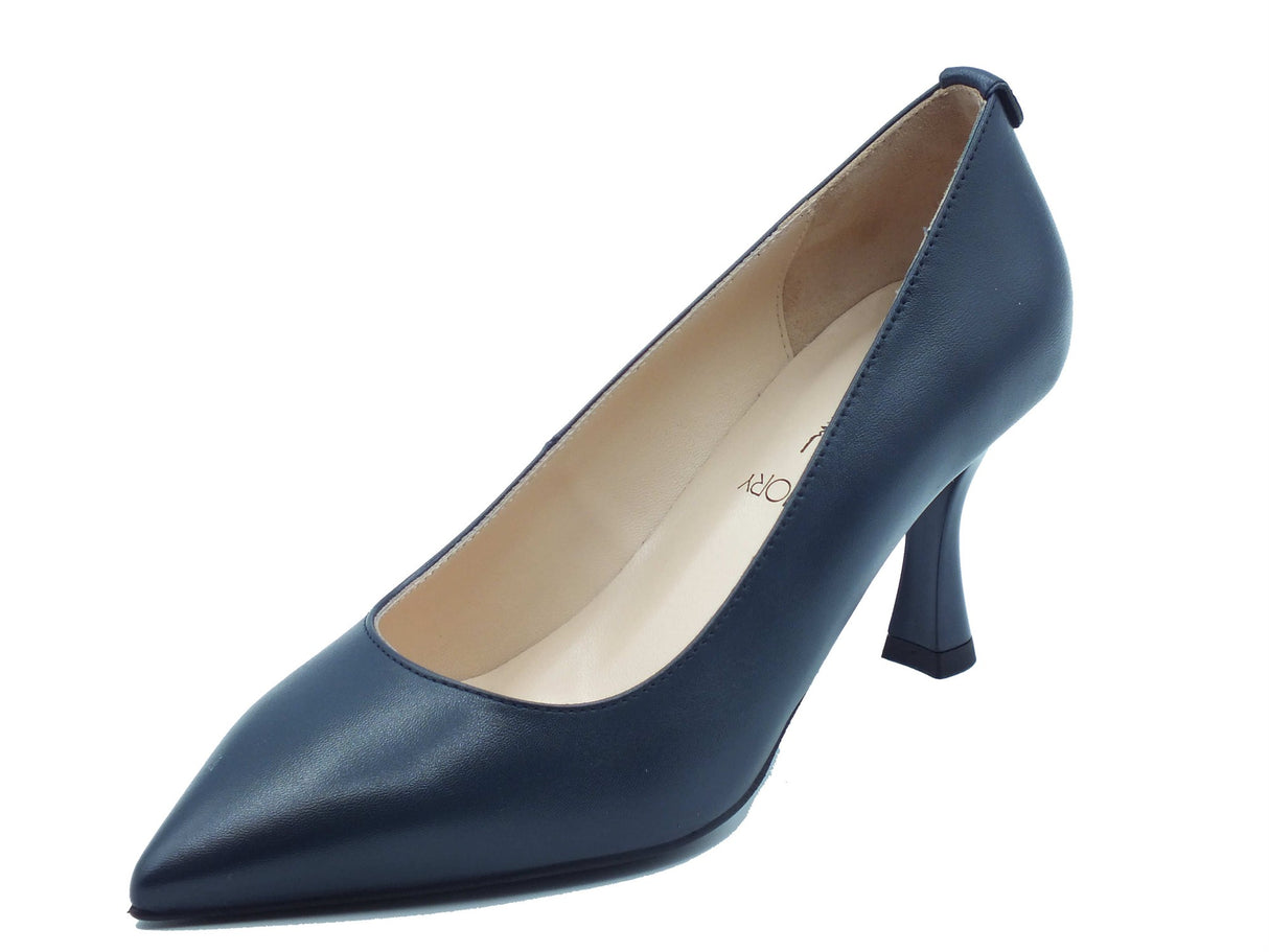 Nero Giardini Nero Giardini Decoltè con tacco Donna E615420DE Nappa Col. Blu pelle blu Blu