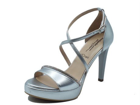 Nero Giardini Nero Giardini Sandali tacco alto Donna E615601DE Nettuno Col. Argento pelle argento Argento