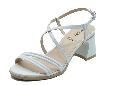 Nero Giardini Nero Giardini Sandali tacco alto Donna E615740D Nappa Bianco pelle bianco Bianco