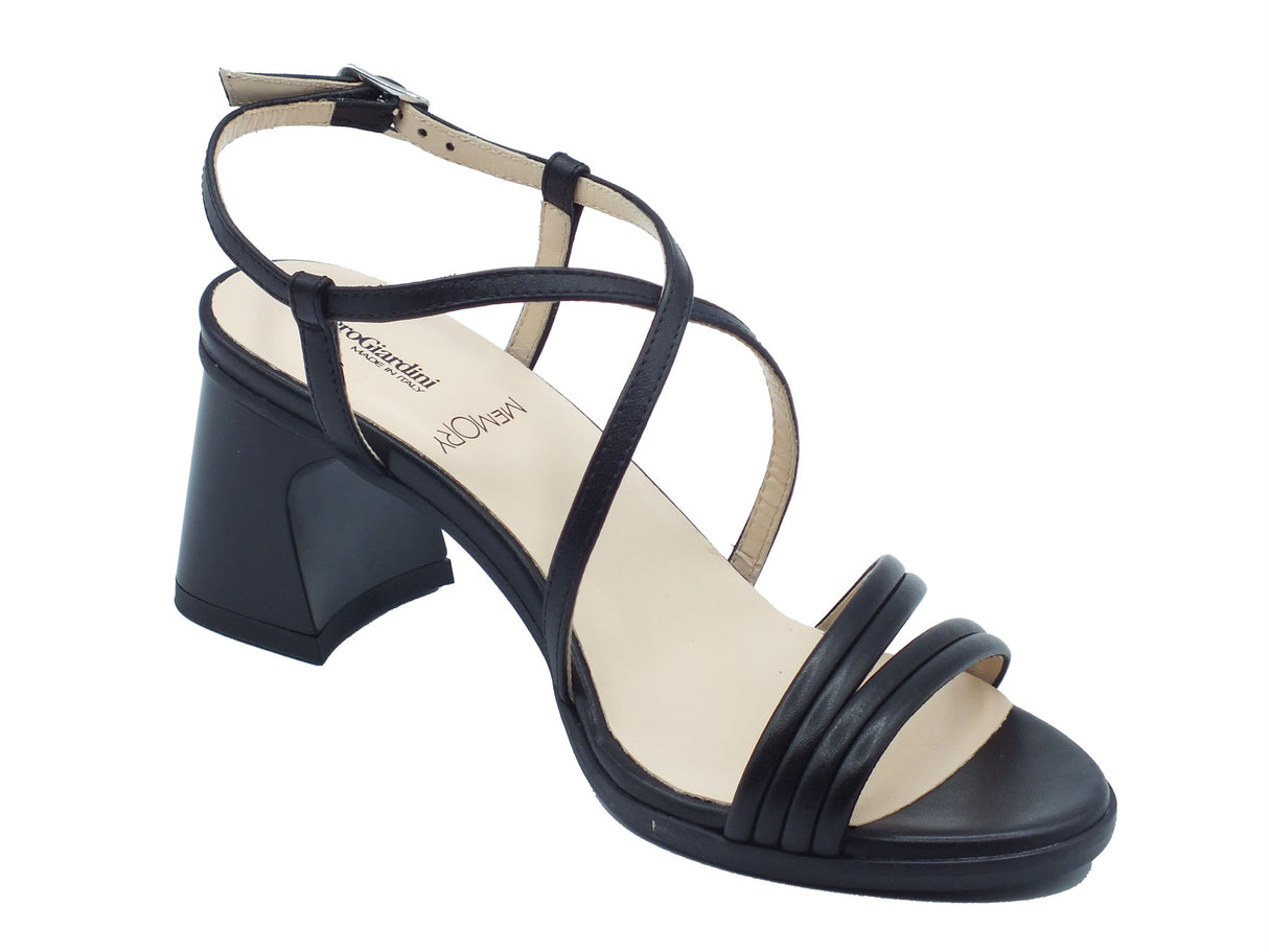 Nero Giardini Nero Giardini Sandali tacco alto Donna E615740D Nappa Nero pelle nero Nero