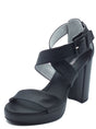 Nero Giardini Nero Giardini Sandali tacco alto Donna E615800D Tamigi Nero pelle nero Nero