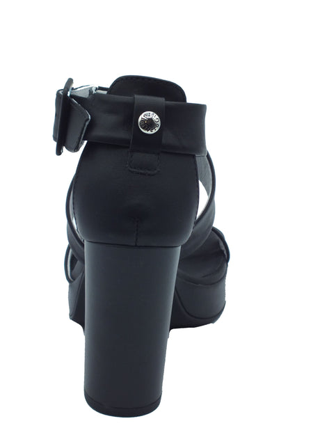 Nero Giardini Nero Giardini Sandali tacco alto Donna E615800D Tamigi Nero pelle nero Nero