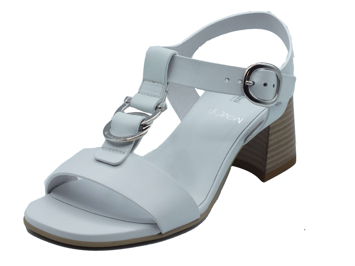 Nero Giardini Nero Giardini Sandali tacco alto Donna E615870D Loira Bianco pelle bianco Bianco