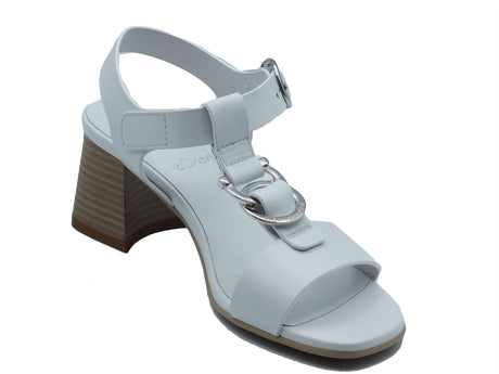 Nero Giardini Nero Giardini Sandali tacco alto Donna E615870D Loira Bianco pelle bianco Bianco