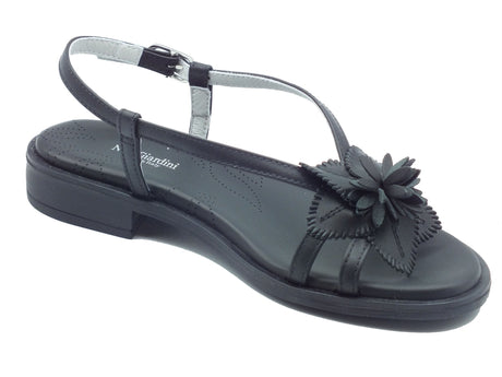 Nero Giardini Nero Giardini Sandali tacco basso Donna E615901D Tamigi Nero pelle nero Nero