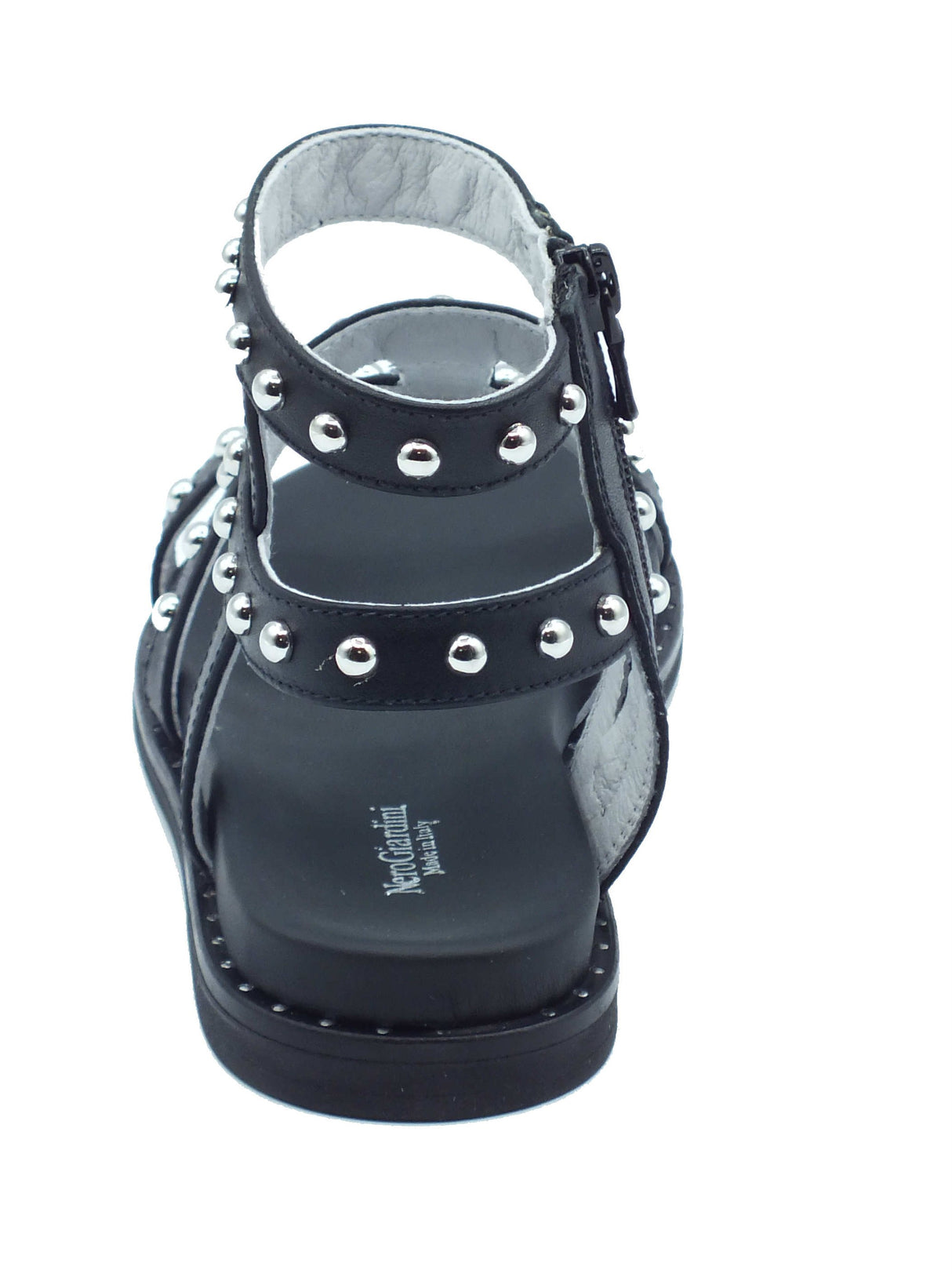 Nero Giardini Nero Giardini Sandali tacco basso Donna E615920D Tamigi Nero pelle nero Nero