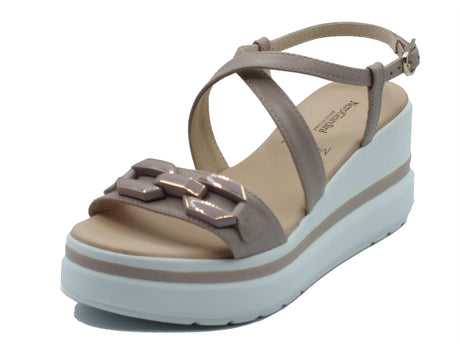 Nero Giardini Nero Giardini Sandali zeppa alta Donna E615953D Nappa Col. Femme pelle viola Femme