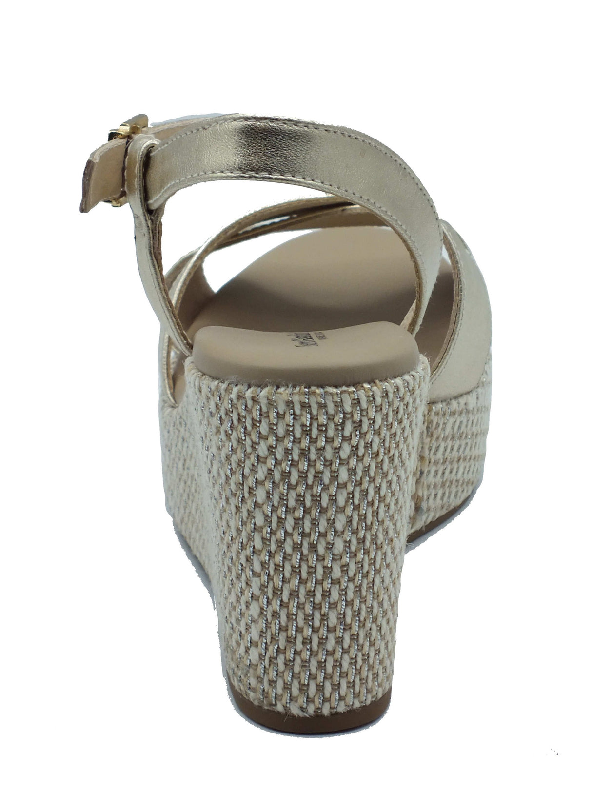 Nero Giardini Nero Giardini Sandali zeppa alta Donna E616021D Etoile Sand pelle beige Sand