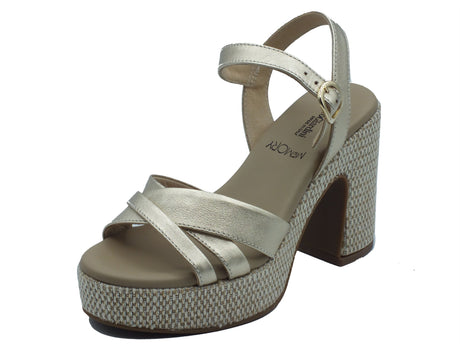 Nero Giardini Nero Giardini Sandali tacco alto Donna E616071D Etoile Sand pelle beige Sand