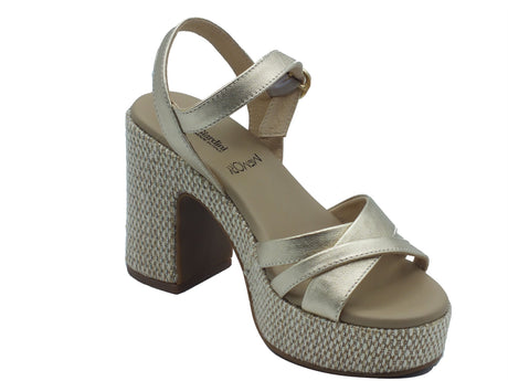 Nero Giardini Nero Giardini Sandali tacco alto Donna E616071D Etoile Sand pelle beige Sand