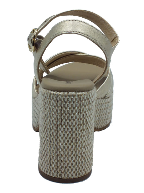 Nero Giardini Nero Giardini Sandali tacco alto Donna E616071D Etoile Sand pelle beige Sand