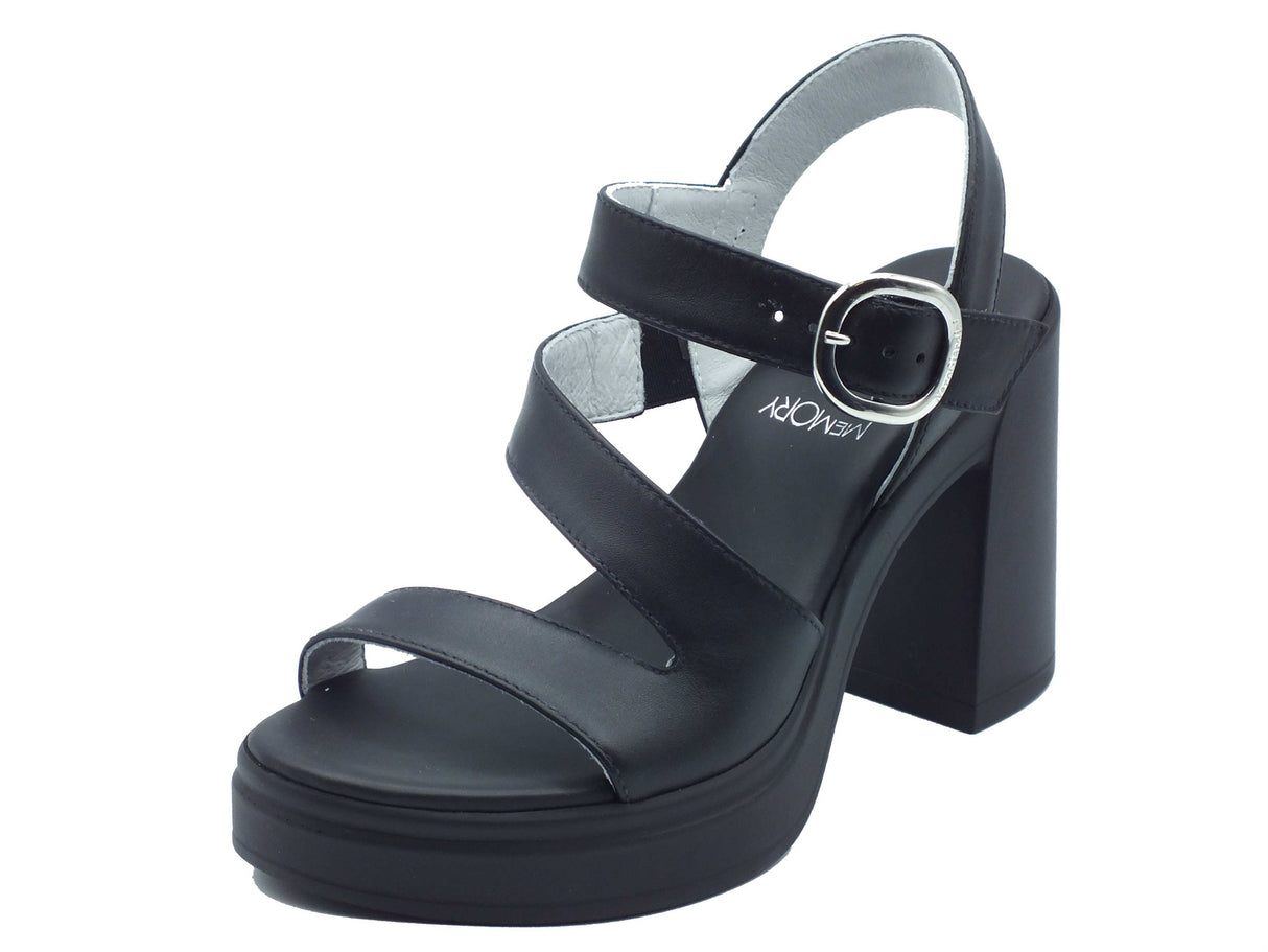Nero Giardini Nero Giardini Sandali tacco alto Donna E616080D Tamigi Nero pelle nero Nero