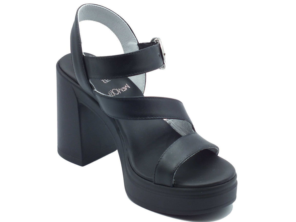 Nero Giardini Nero Giardini Sandali tacco alto Donna E616080D Tamigi Nero pelle nero Nero