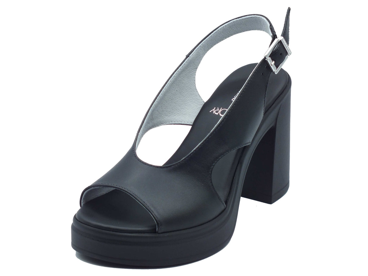 Nero Giardini Nero Giardini Sandali tacco alto Donna E616082D Tamigi Nero pelle nero Nero