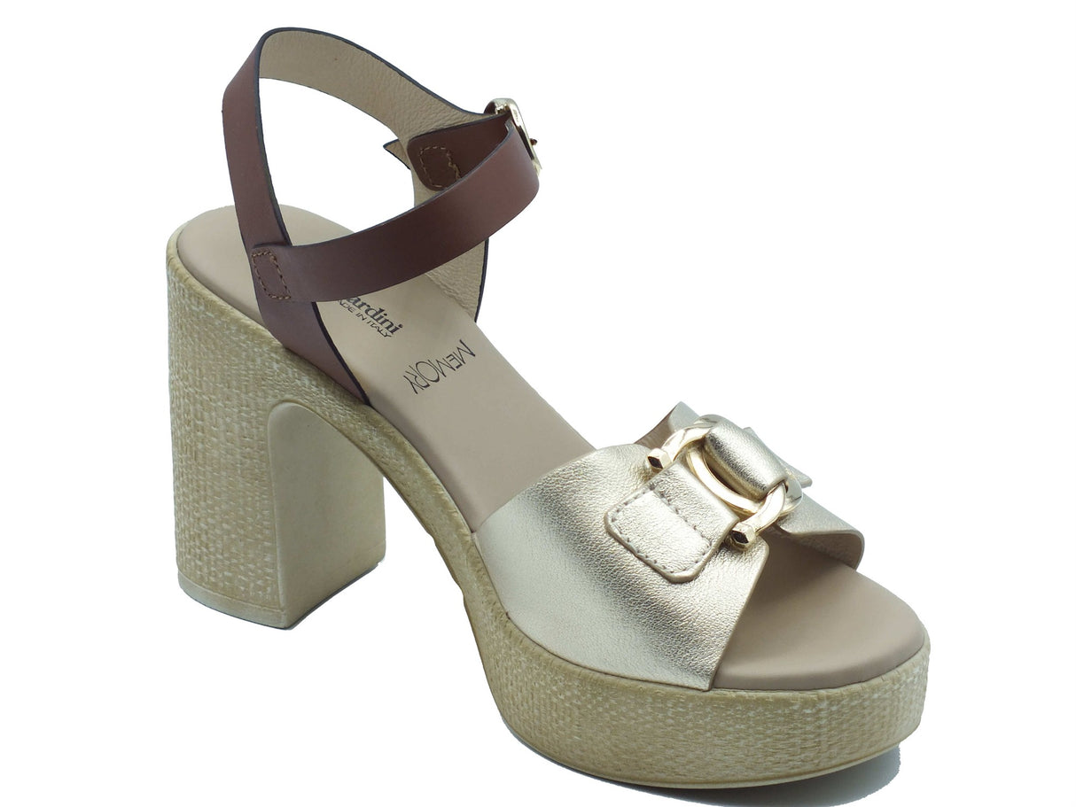 Nero Giardini Nero Giardini Sandali tacco alto Donna E617013D Etoile Sand Cuoio pelle marrone Sand Cuoio