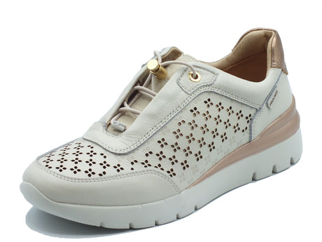Pikolinos Pikolinos Sneakers Donna Cantabria W4R-6707C1 Nata pelle bianco Nata