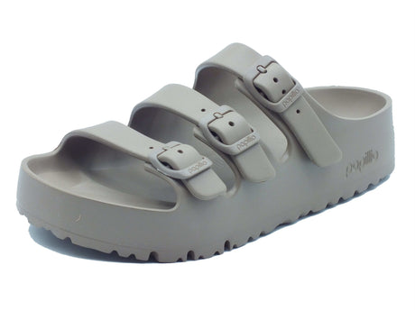 Papillio Papillio Sandali zeppa bassa Donna 1031433 Florida III Eva Pap Flex Gray Taupe gomma grigio Grey Taupe