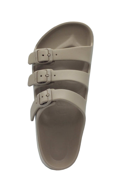 Papillio Papillio Sandali zeppa bassa Donna 1031433 Florida III Eva Pap Flex Gray Taupe gomma grigio Grey Taupe