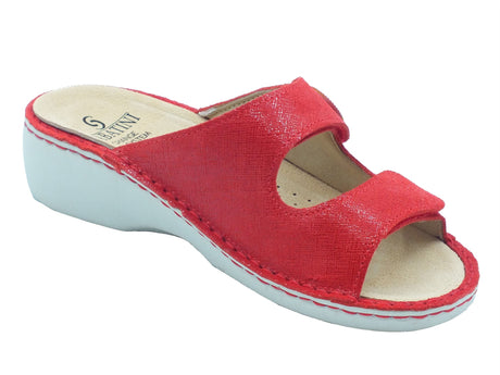 Sabatini Sabatini Ciabatte Donna S1521E Safiano Rosso pelle rosso Rosso