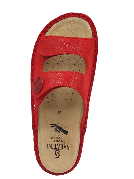 Sabatini Sabatini Ciabatte Donna S1521E Safiano Rosso pelle rosso Rosso