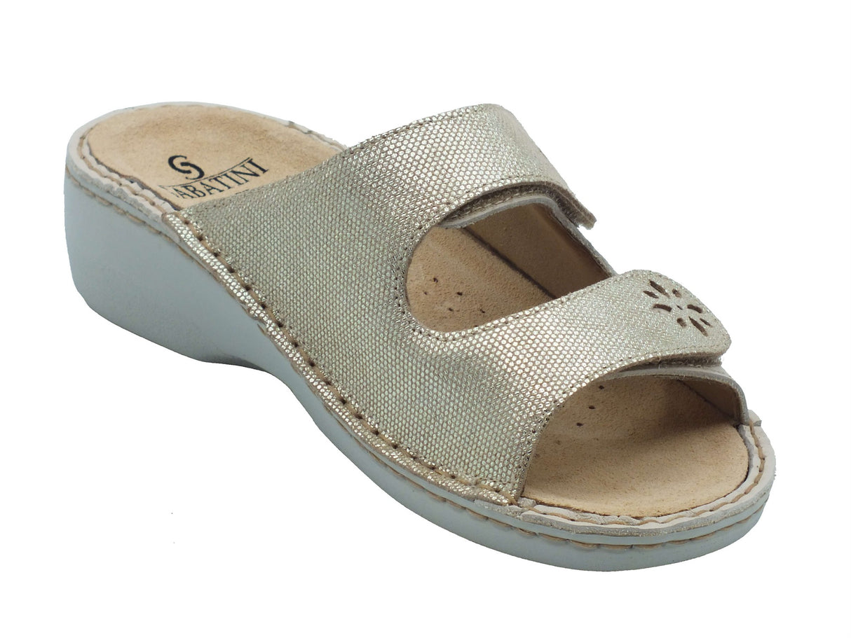 Sabatini Sabatini Ciabatte Donna S1523 Ninfea Soft Beige pelle beige Beige