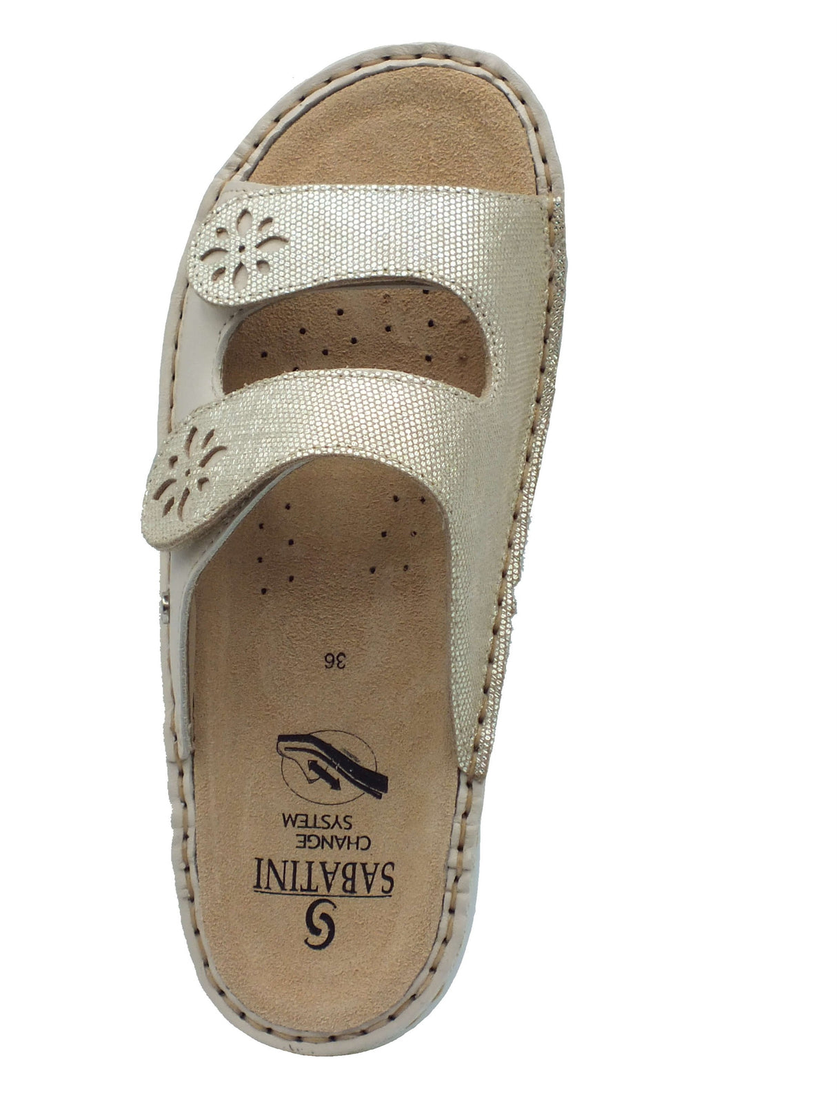 Sabatini Sabatini Ciabatte Donna S1523 Ninfea Soft Beige pelle beige Beige