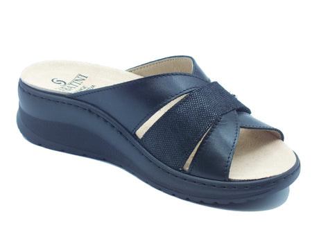 Sabatini Sabatini Ciabatte Donna S3060 Soft Ninfea Nero pelle nero Nero